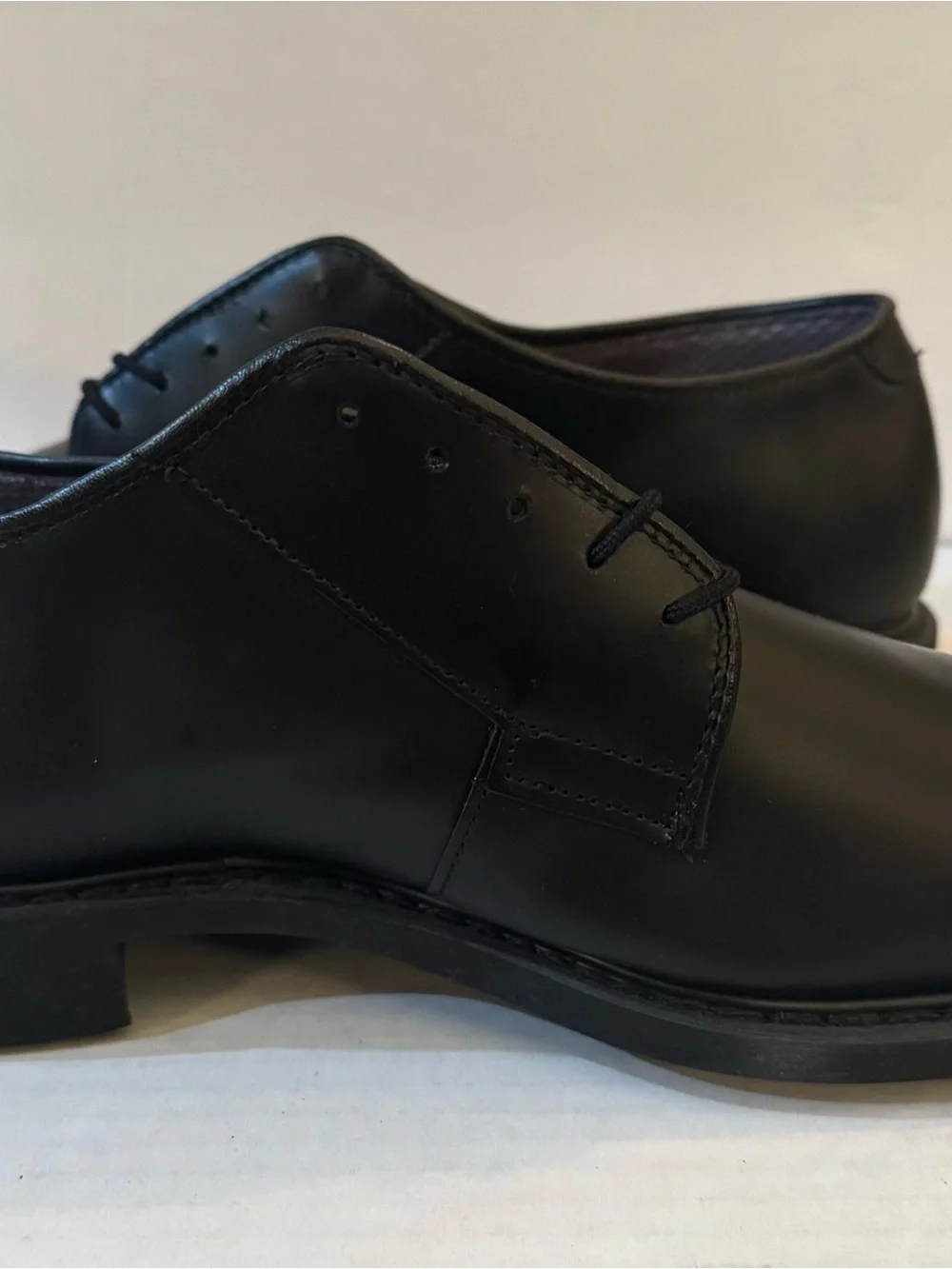 BATES Oxford Leather Shoe Uniform Footwear, Men's, Size 10 3E